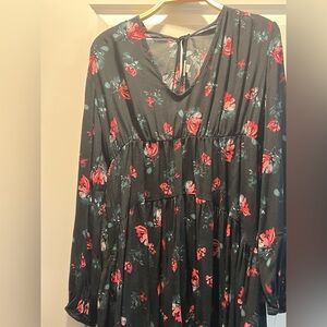 a new day Black Floral Dress